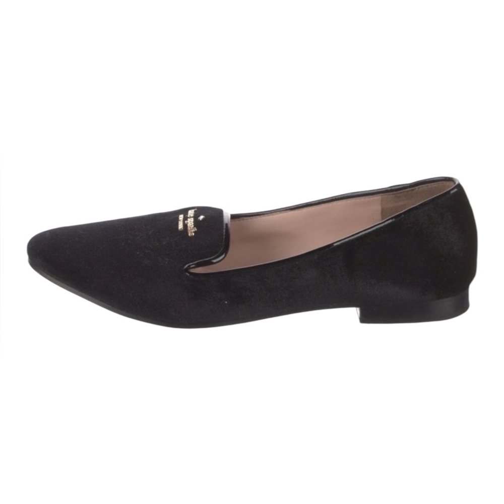 Kate Spade New York Claudia Black Velvet Loafers Women’s 7.5B Low Heel Flats - Picture 5 of 8